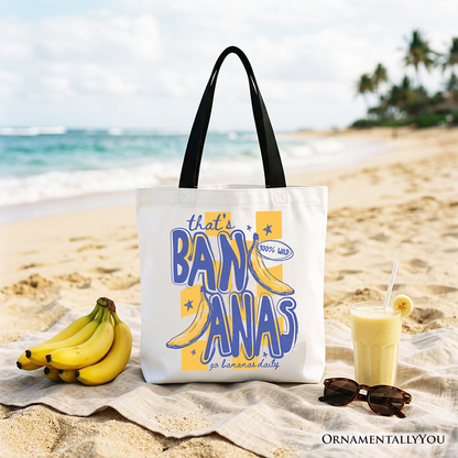 That’s Bananas Summer Tote Bag, Funny Tropical Fruit Gift Shopper